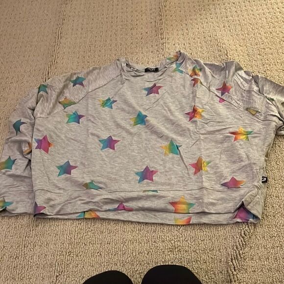 Terez Rainbow Star Sweatshirt Small - Picture 1 of 4